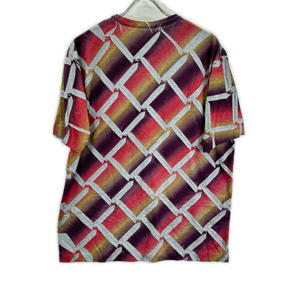 ISSEY MIYAKE MEN 12AW Multi Allover Print T-Shirt Size 4