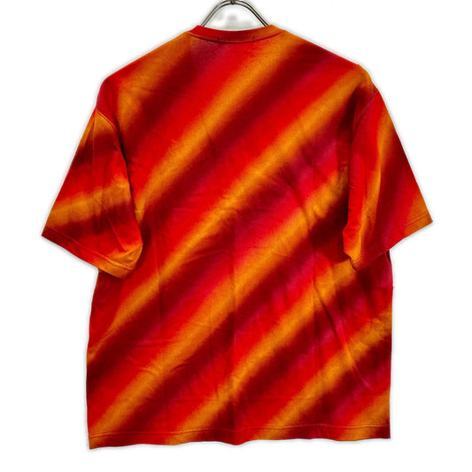 ISSEY MIYAKE MEN Red Gradient T-Shirt Size 4