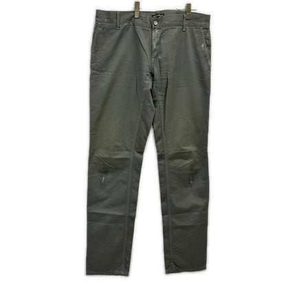 DOLCE&GABBANA Moss Green Paint Splatter Jeans Size 54