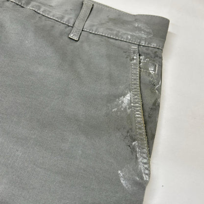DOLCE&GABBANA Moss Green Paint Splatter Jeans Size 54