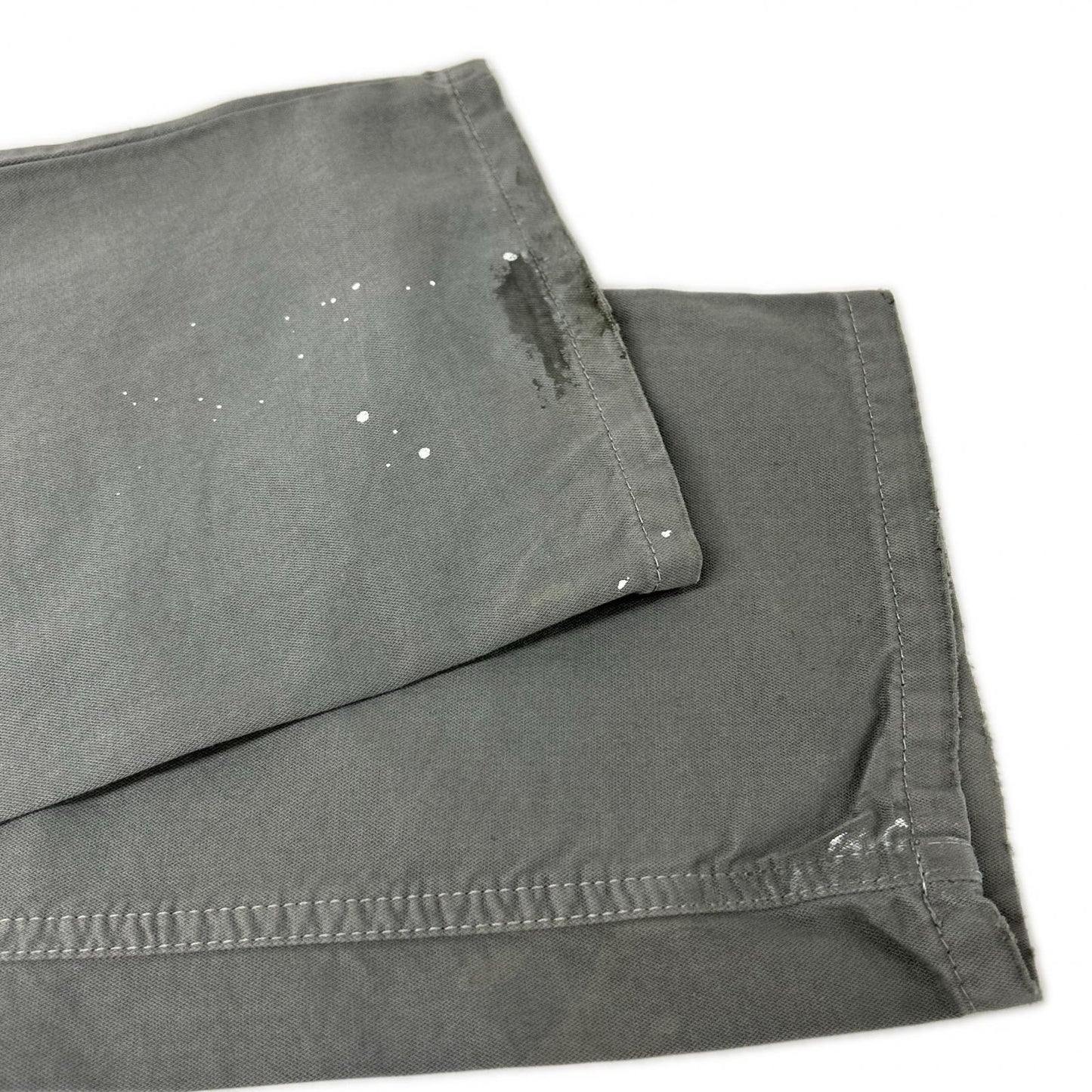 DOLCE&GABBANA Moss Green Paint Splatter Jeans Size 54