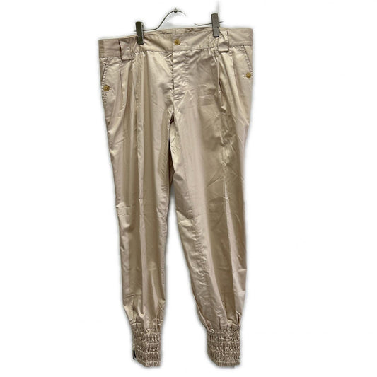 DOLCE&GABBANA Light Pink Satin Joggers Size 54