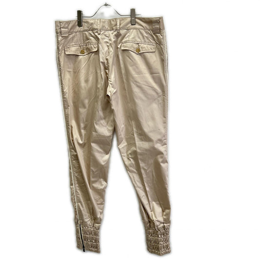 DOLCE&GABBANA Light Pink Satin Joggers Size 54