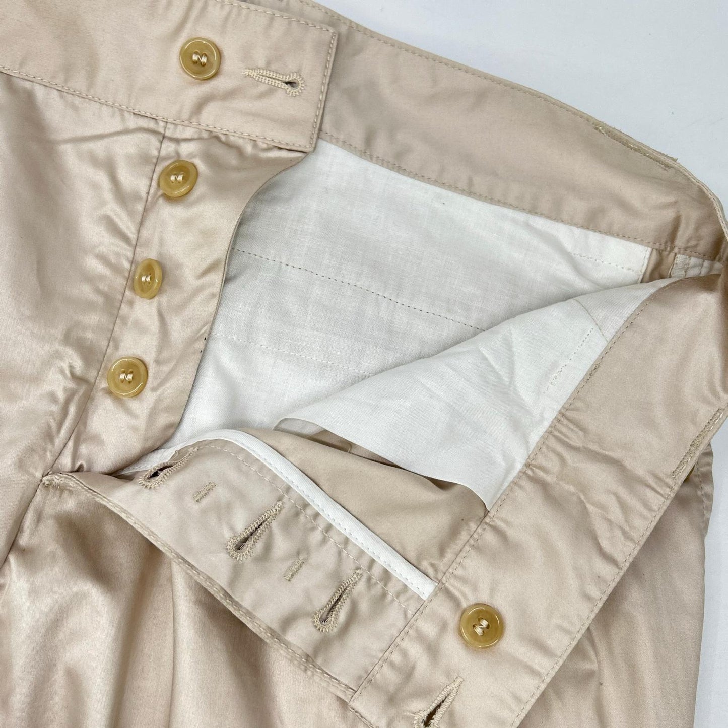 DOLCE&GABBANA Light Pink Satin Joggers Size 54