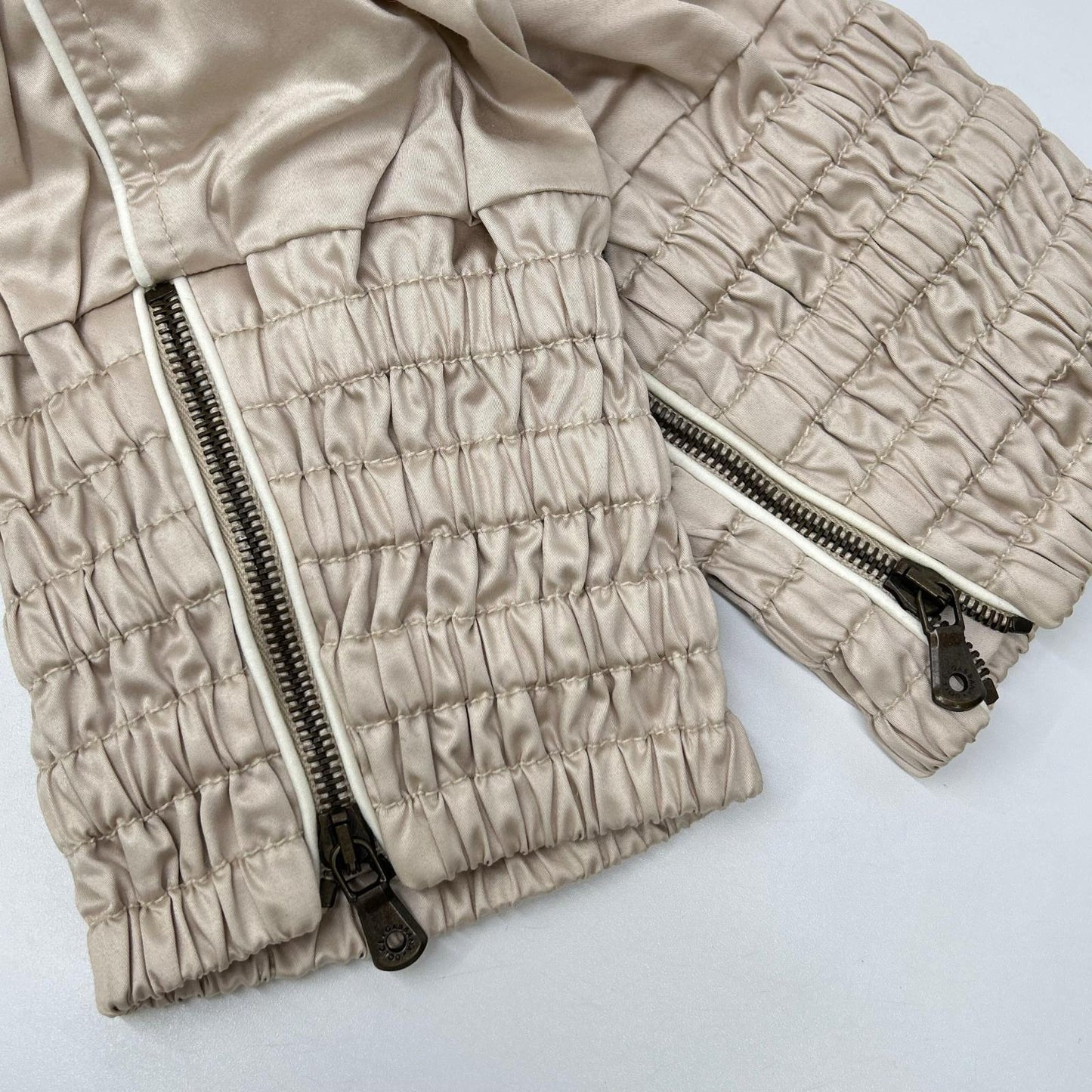 DOLCE&GABBANA Light Pink Satin Joggers Size 54