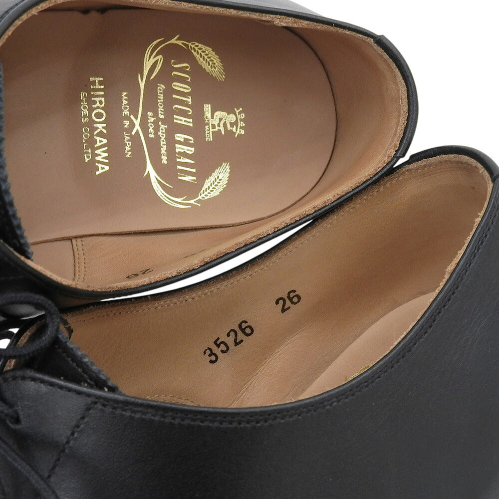 SCOTCH GRAIN Blucher Straight Tip Sneakers Black Size 26
