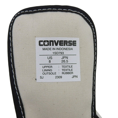 converse Terry Low-Cut Sneakers 1SD793 Black Size 8(US)
