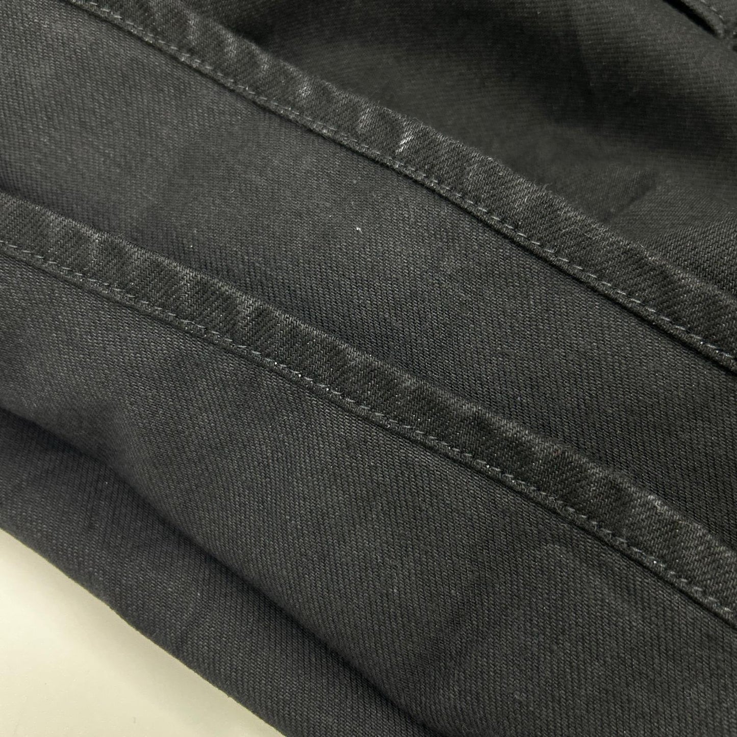 FUTURE ARCHIVE Studded Pocket Flare Denim Jeans Black Size M