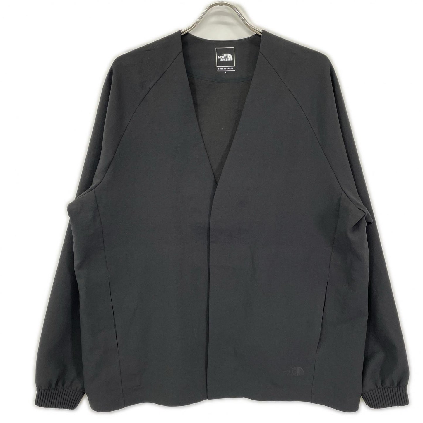 THE NORTH FACE NT12662 BREEZERANGE Black Poly Cardigan Size L