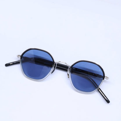 HEX BKC ayame Hexagon Shape Sunglasses Black Size 46X24