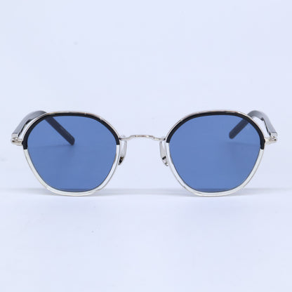 HEX BKC ayame Hexagon Shape Sunglasses Black Size 46X24