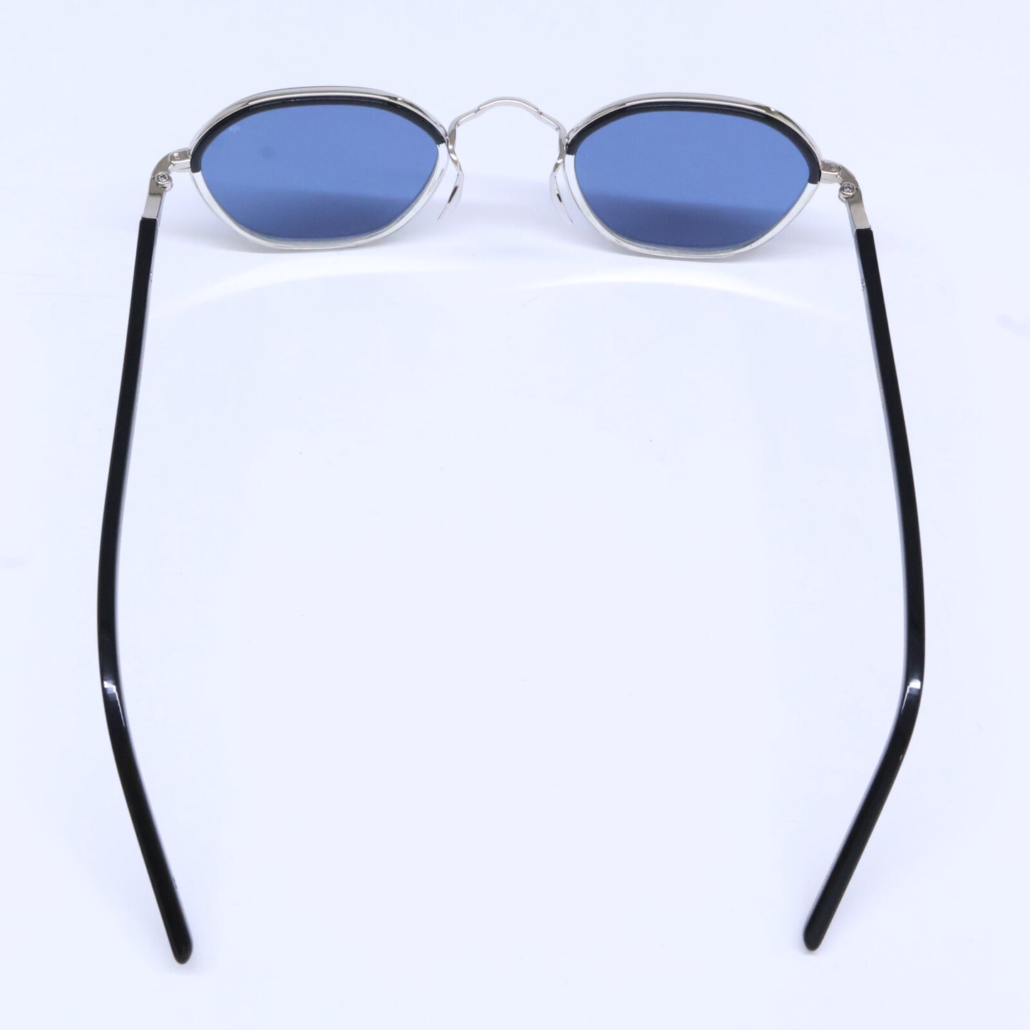 HEX BKC ayame Hexagon Shape Sunglasses Black Size 46X24