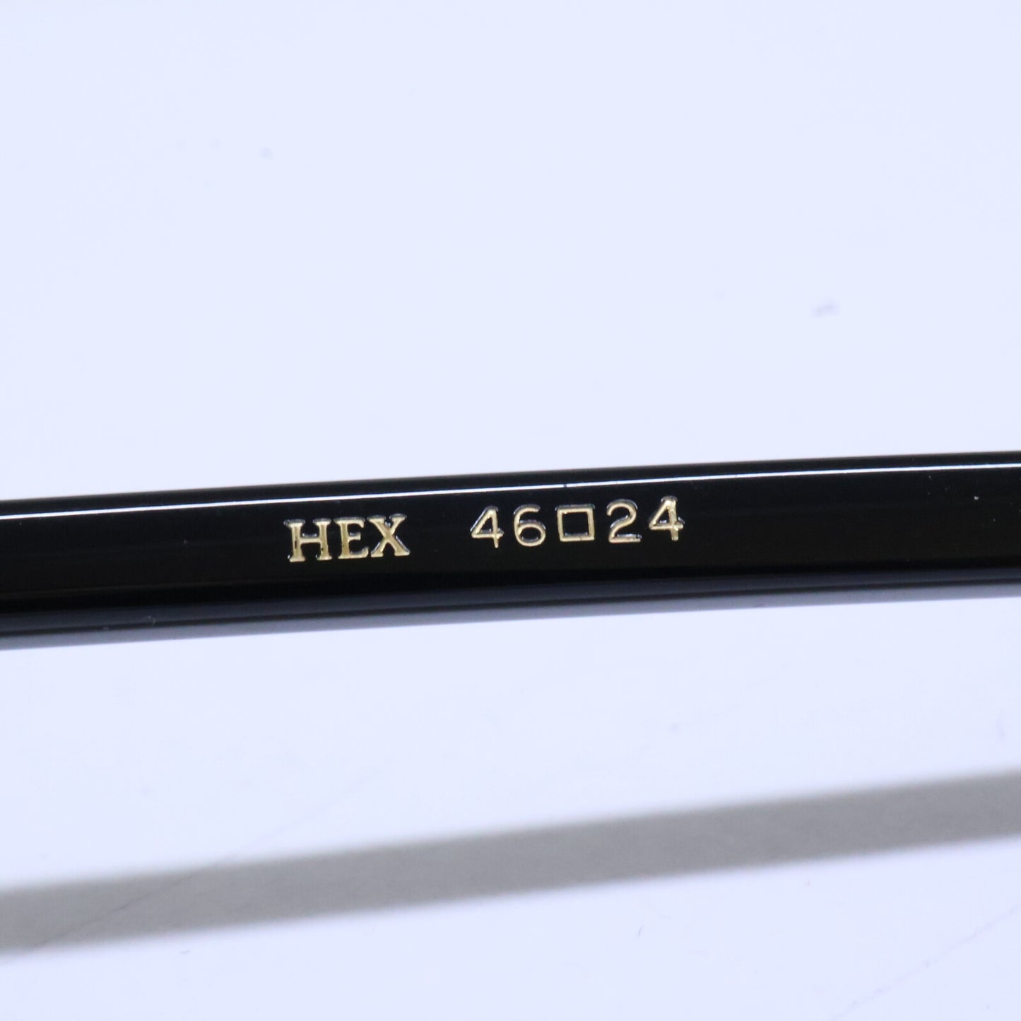 HEX BKC ayame Hexagon Shape Sunglasses Black Size 46X24