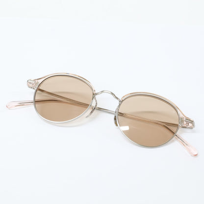 BEANIE PK ayame Round Shape Sunglasses Brown Size 47X21
