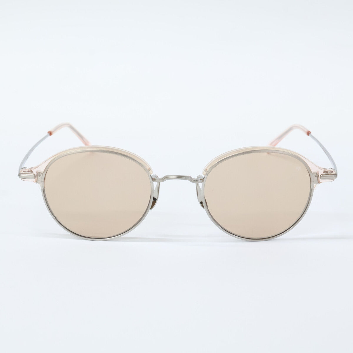 BEANIE PK ayame Round Shape Sunglasses Brown Size 47X21
