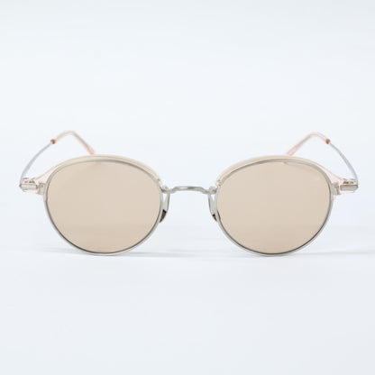 BEANIE PK ayame Round Shape Sunglasses Brown Size 47X21