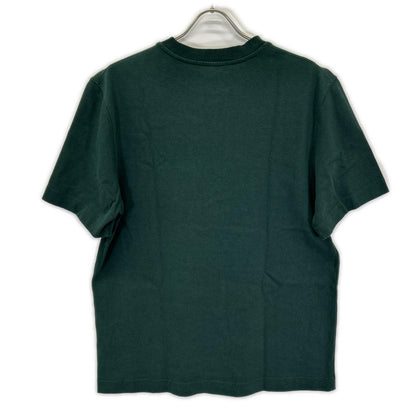 JACQUEMEUS Grosgrain Logo Crewneck Green Cotton Size M
