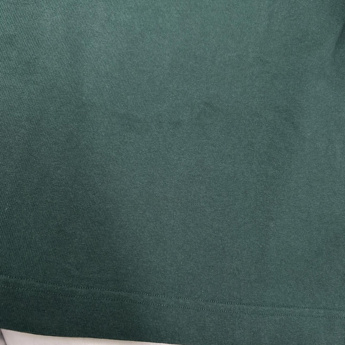 JACQUEMEUS Grosgrain Logo Crewneck Green Cotton Size M