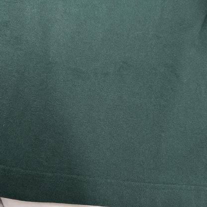 JACQUEMEUS Grosgrain Logo Crewneck Green Cotton Size M