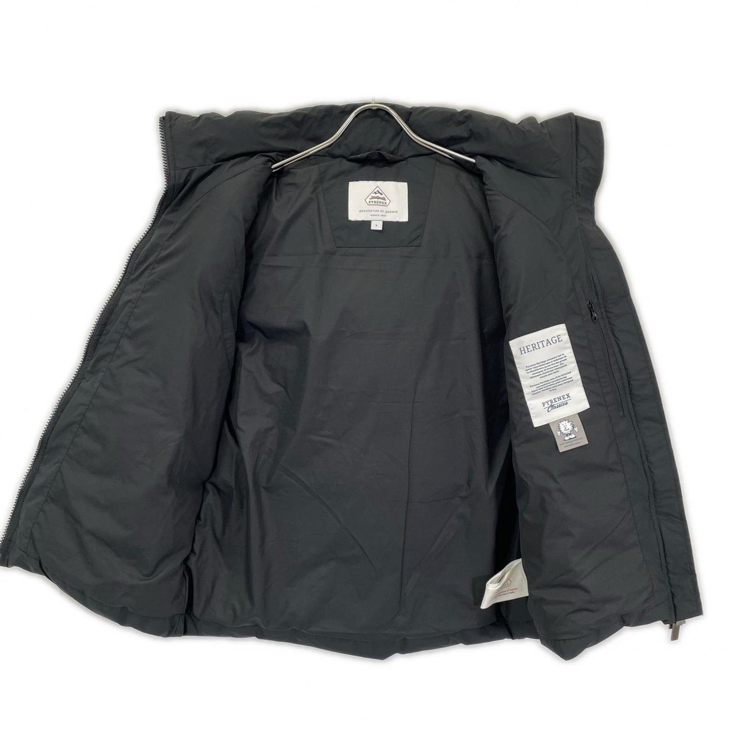 PYRENEX HMY021 Spoutnic Mini Ripstop Nylon Vest Black Size L