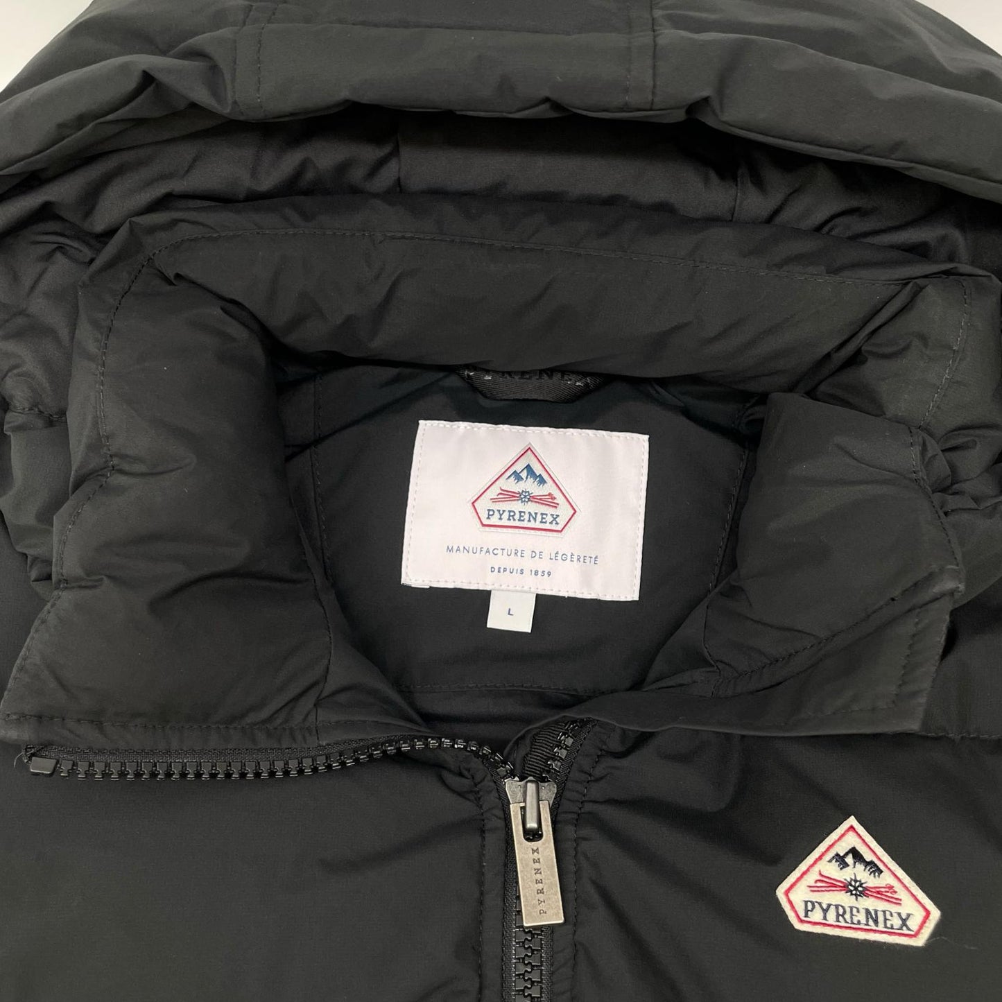 PYRENEX HMY021 Spoutnic Mini Ripstop Nylon Vest Black Size L