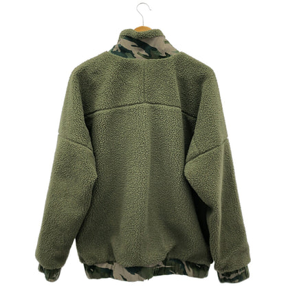 BLACK LABEL Columbia Khaki Camo Reversible Boa Jacket Size L