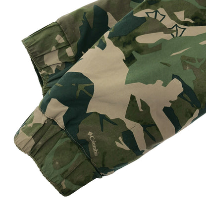 BLACK LABEL Columbia Khaki Camo Reversible Boa Jacket Size L