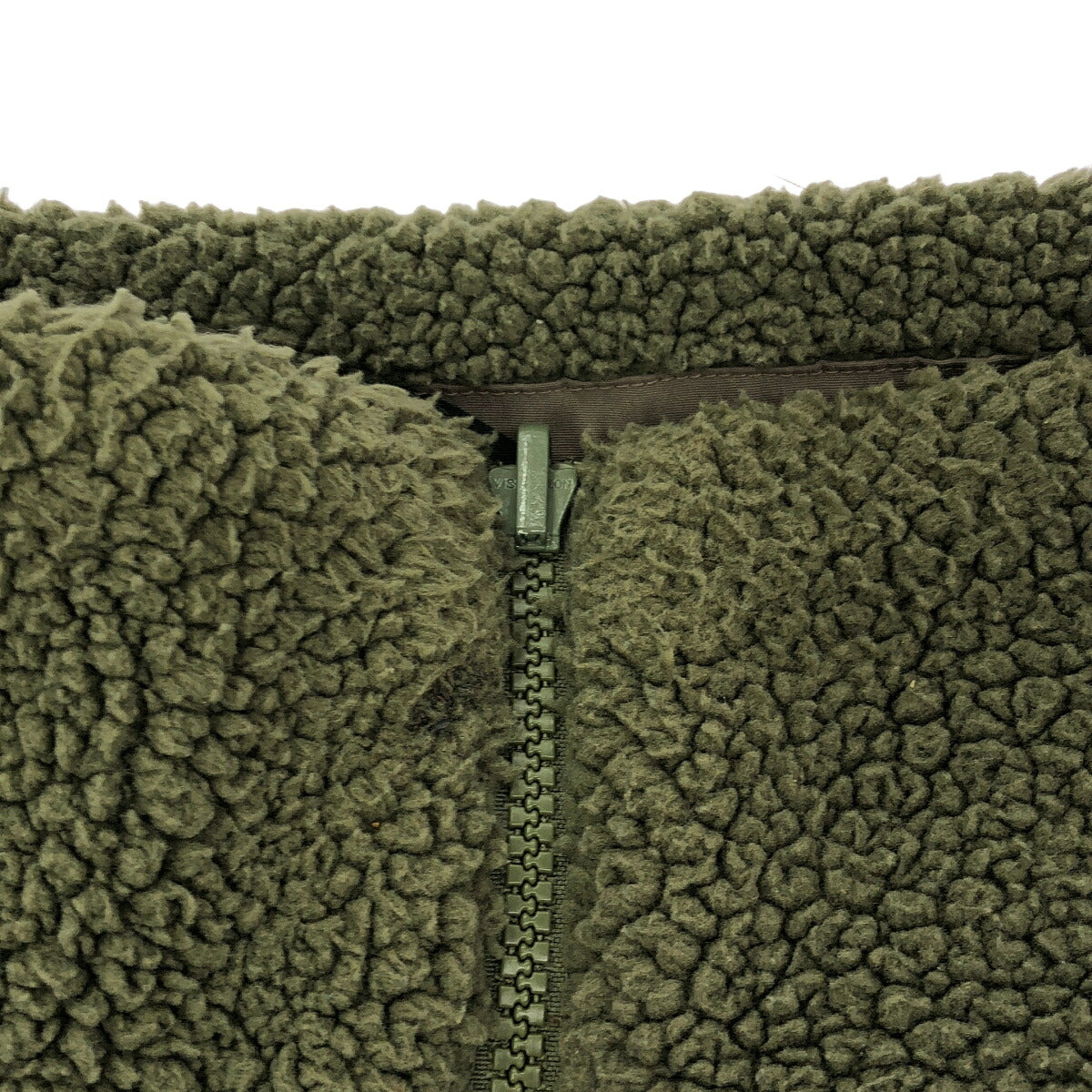 BLACK LABEL Columbia Khaki Camo Reversible Boa Jacket Size L