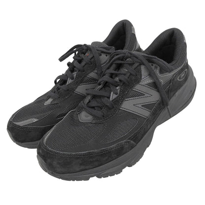 NEW BALANCE 990v6 Triple Black Suede Sneakers Size 10(US)