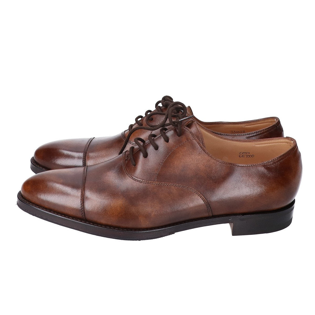 JOHNLOBB Parisian Brown Museum Calf City2 Sneakers Size 6E