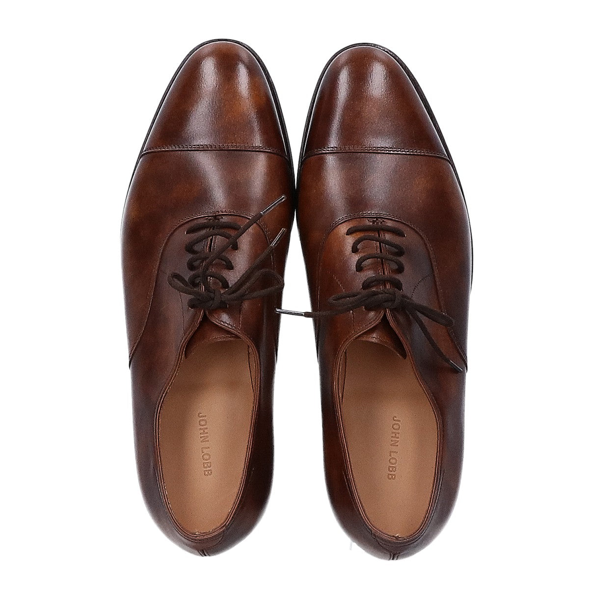 JOHNLOBB Parisian Brown Museum Calf City2 Sneakers Size 6E
