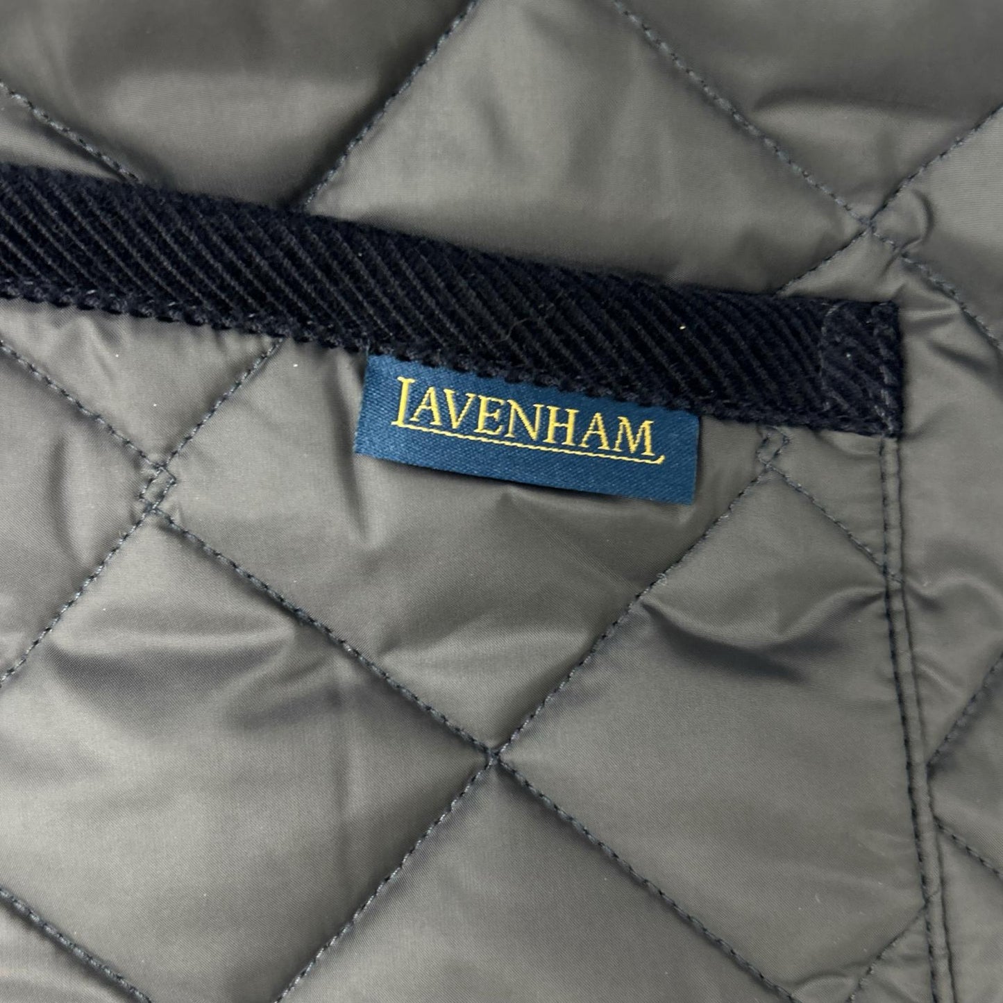 LAVENHAM SLJ2039 Thornham Quilted Vest Navy Size M