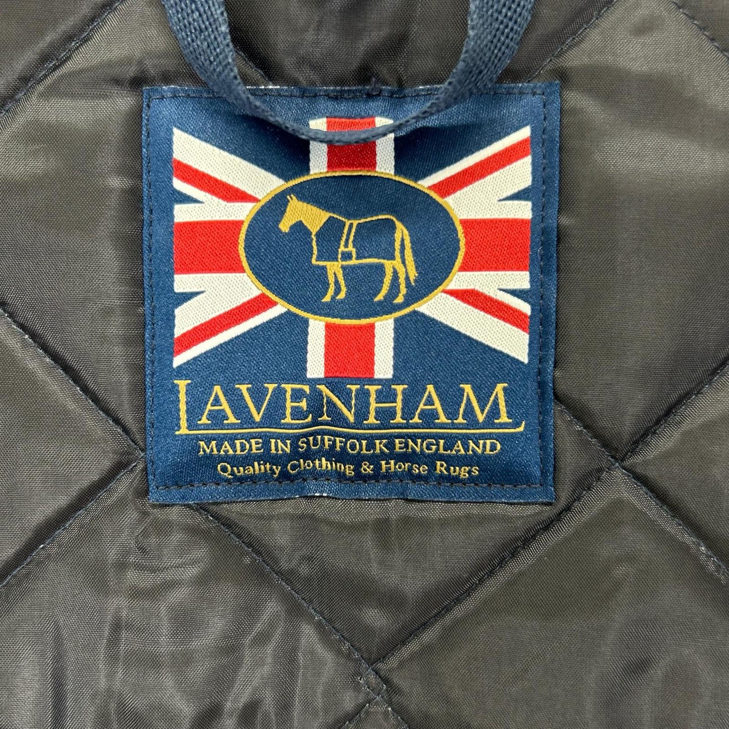LAVENHAM SLJ2039 Thornham Quilted Vest Navy Size M