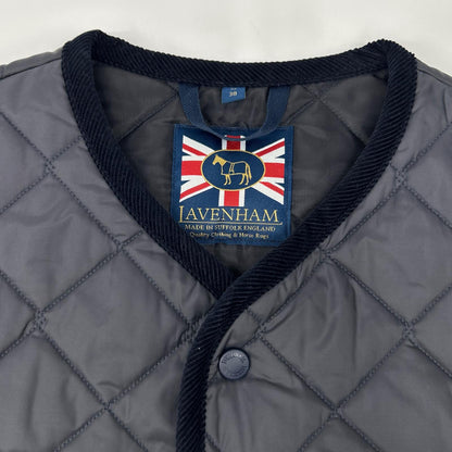 LAVENHAM SLJ2039 Thornham Quilted Vest Navy Size M