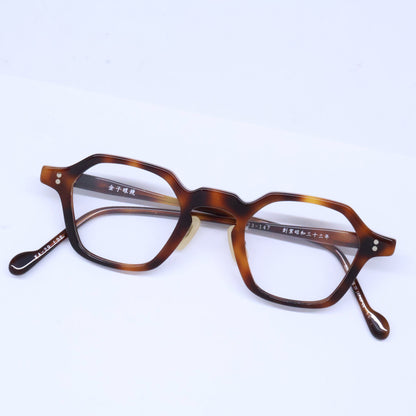 Kaneko Optical KA-29 LDE Hexagon Eyewear Demi Size 43X23-147