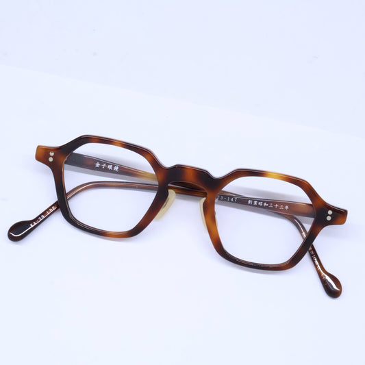 Kaneko Optical KA-29 LDE Hexagon Eyewear Demi Size 43X23-147
