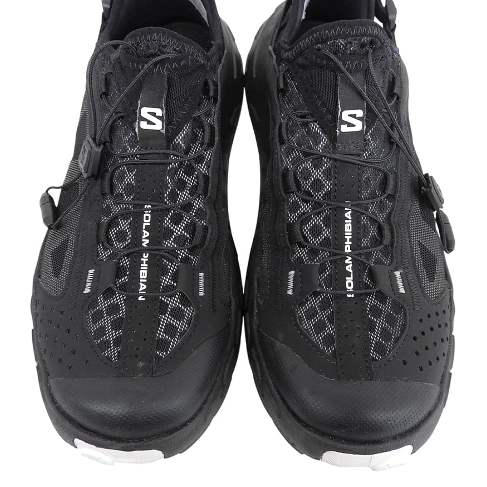 SALOMON Black SOLAMPHIBIAN Mesh Water Shoes Sneakers Size 8.5(US)