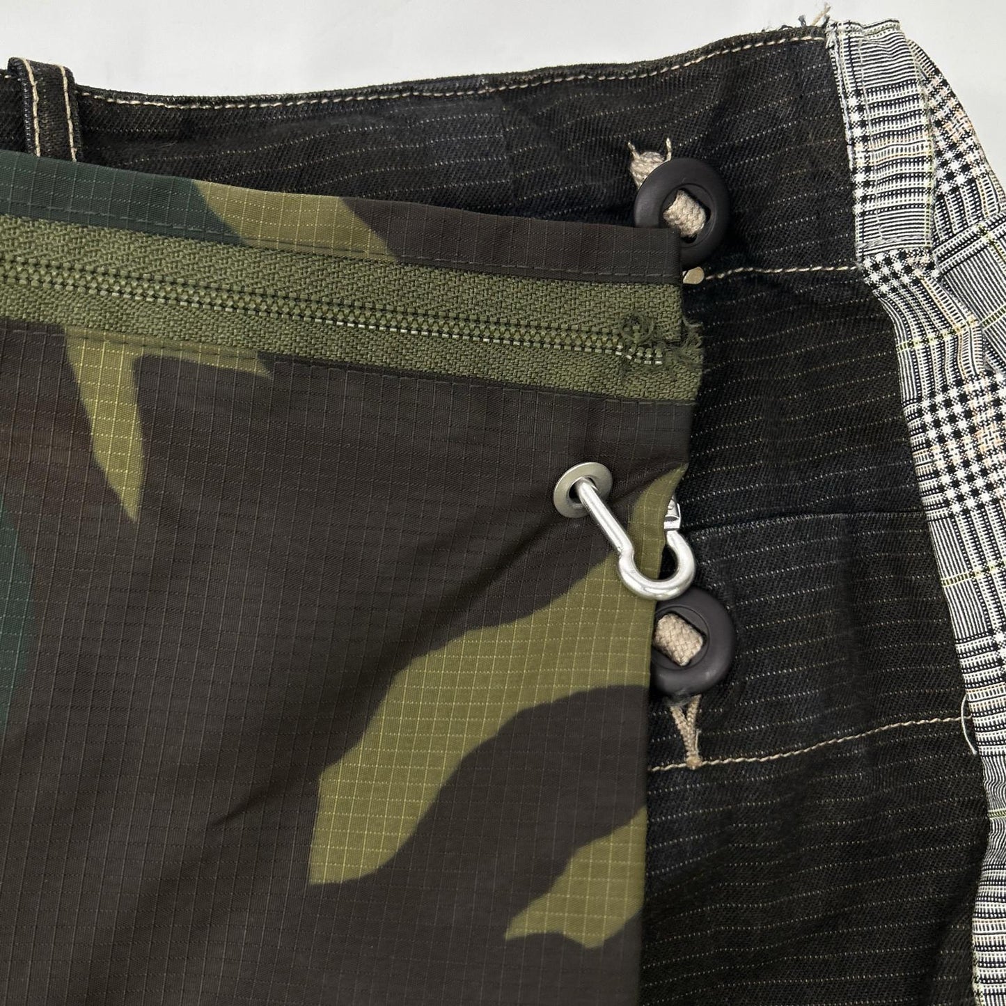 BODYSONG Gray Check Slacks Casual Pants Size 80/92/108