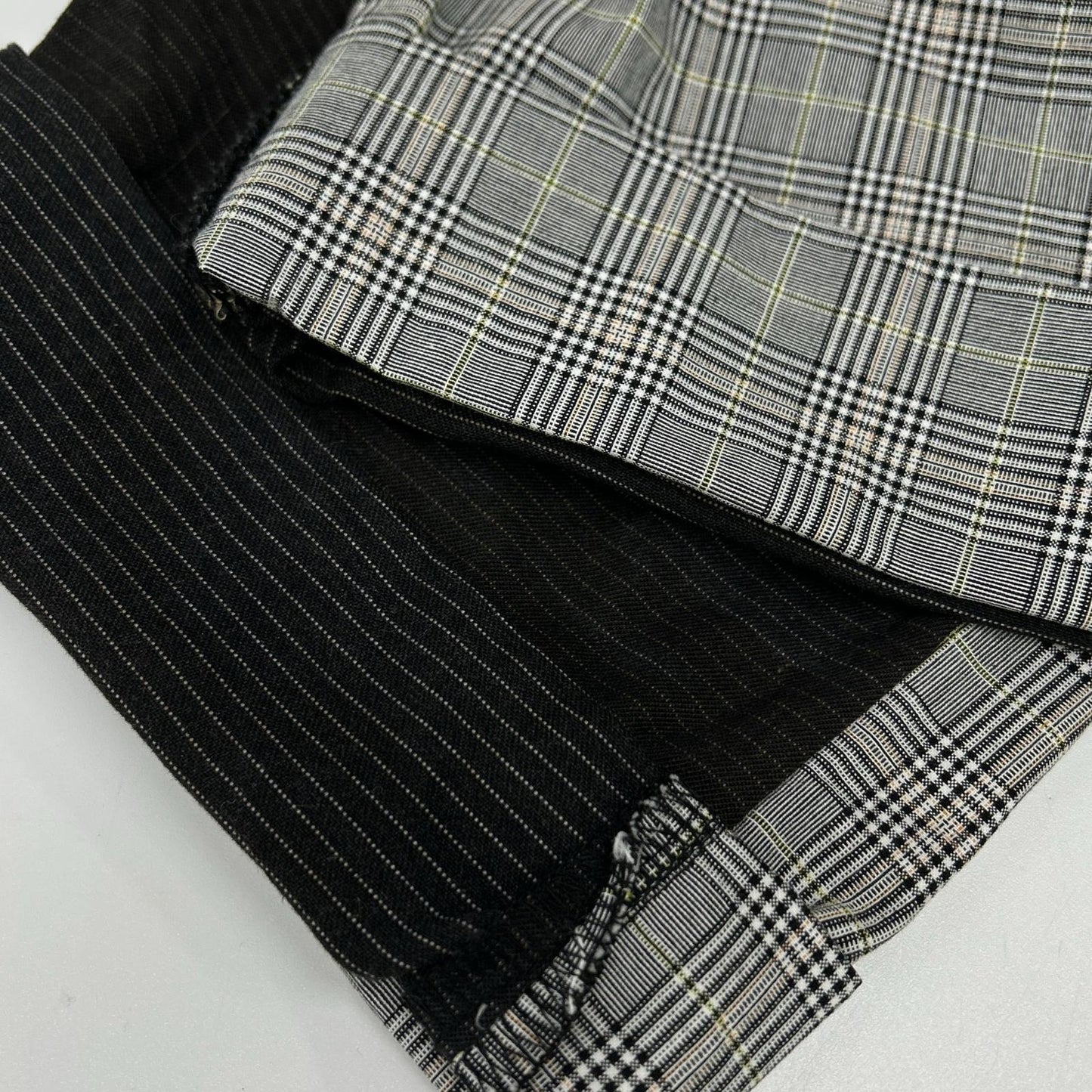 BODYSONG Gray Check Slacks Casual Pants Size 80/92/108