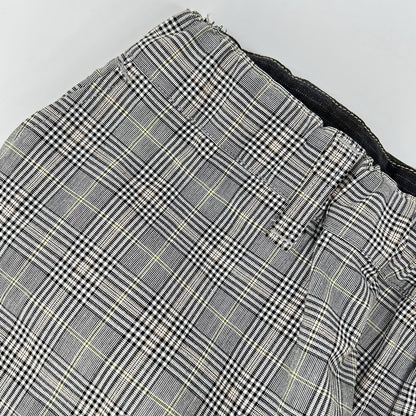 BODYSONG Gray Check Slacks Casual Pants Size 80/92/108