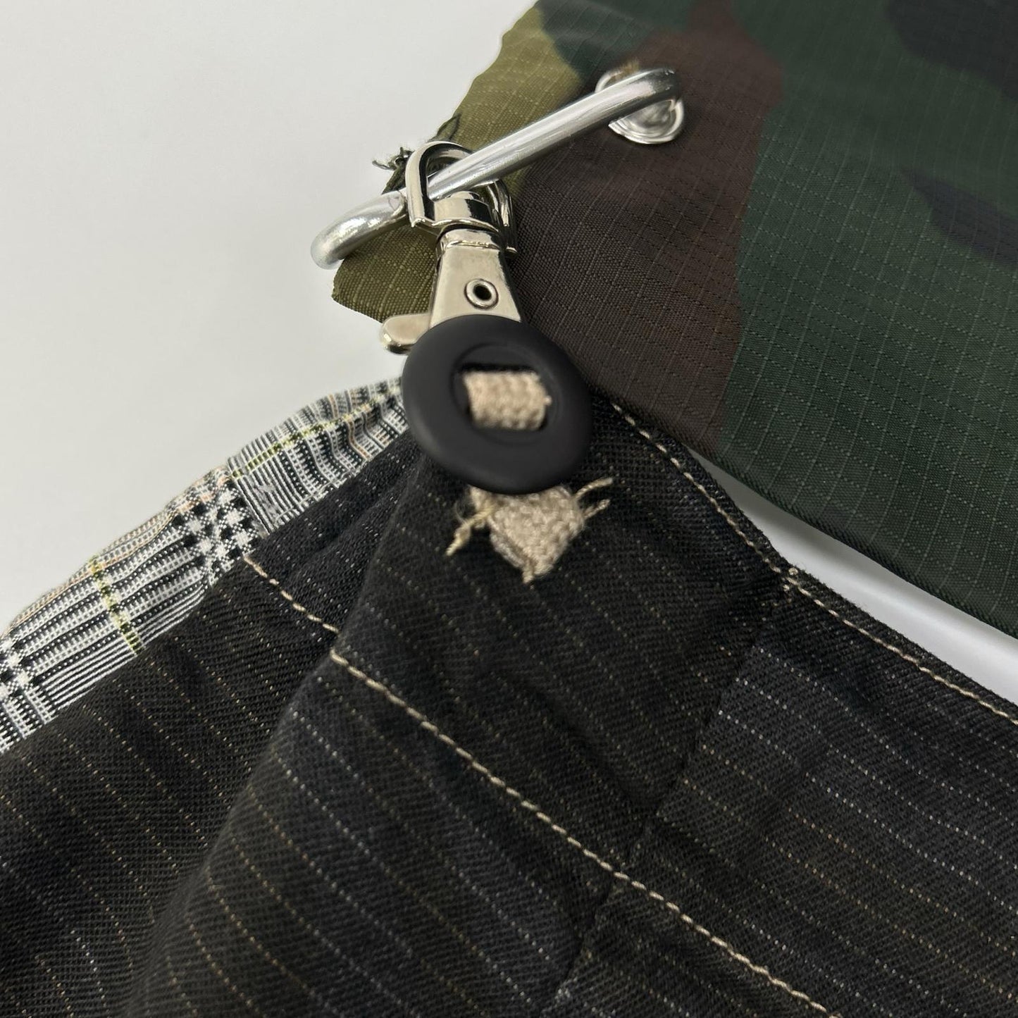 BODYSONG Gray Check Slacks Casual Pants Size 80/92/108
