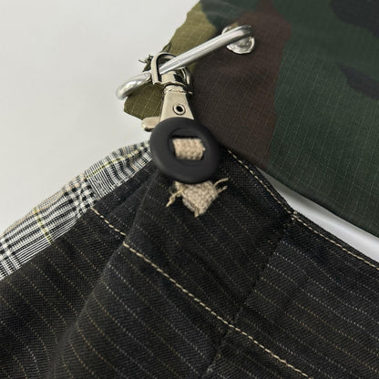 BODYSONG Gray Check Slacks Casual Pants Size 80/92/108