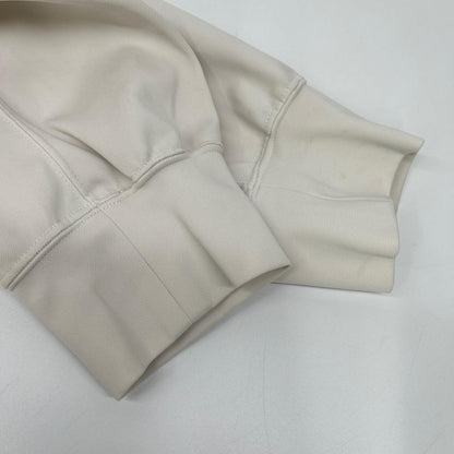 MARK&LONA Palace Zip Crew Sweater Ivory Polyester Size 48