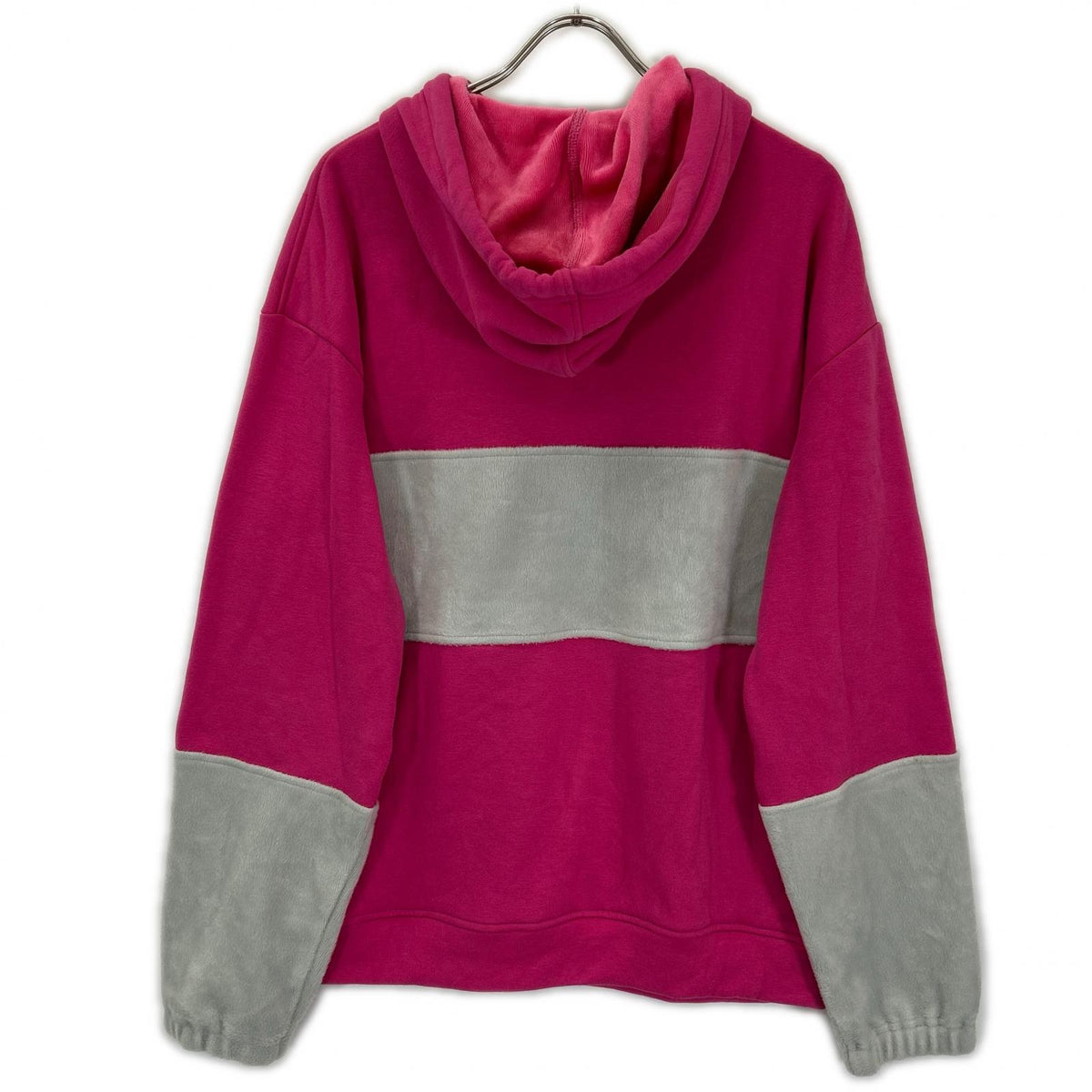 MARK&LONA Altima Fleece Hoodie Pink/Gray Polyester Size 50