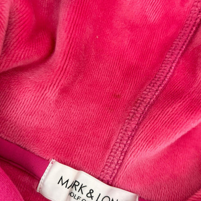 MARK&LONA Altima Fleece Hoodie Pink/Gray Polyester Size 50