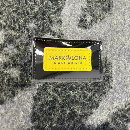 MARK&LONA Yellow Wool Camo Grand Fur Crewneck Knit Size 48