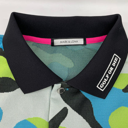 MARK&LONA Gauge Polo Multicolor Camo Short Sleeve Size 48
