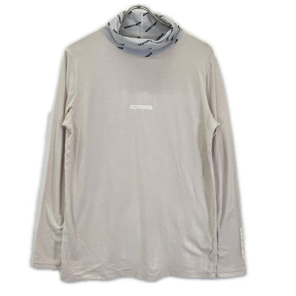MARK&LONA AWE High Stretch Fleece Mock Shirt Beige Size 50