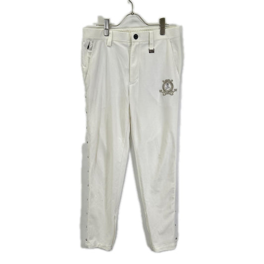 MARK&LONA 23SS Prince Stud Side Studs Pants White Size 48