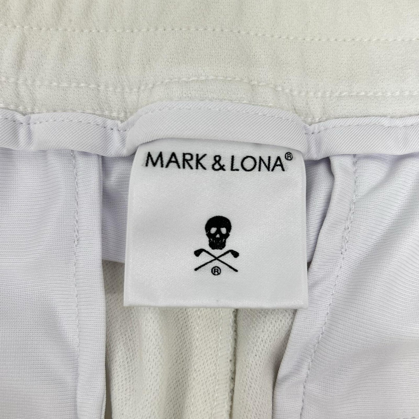 MARK&LONA 23SS Prince Stud Side Studs Pants White Size 48